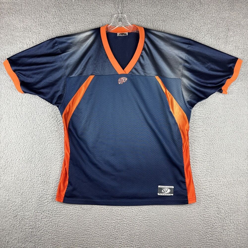 UTEP Miners OT Officially Licensed‎ Teamwear Football Jersey Blue Size Unknown
